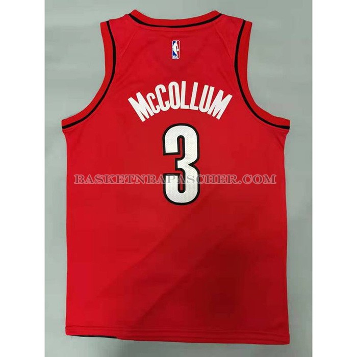 Maillot Portland Trail Blazers C.j. Mccollum Statement 2020-21 Rouge